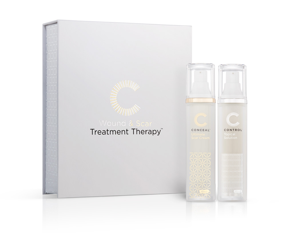 Examples of Contour Laboratories products, packaging and branding by Oracle Design.