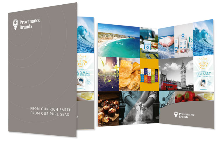 The Provenance Brand graphics is displayed as a folder. Design and build by Oracle Design.