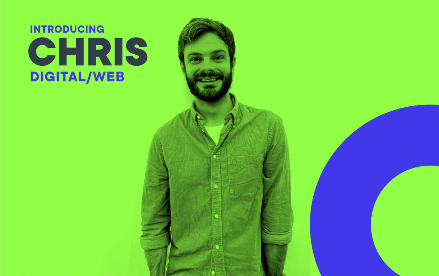 Welcome Chris Dyson to the team