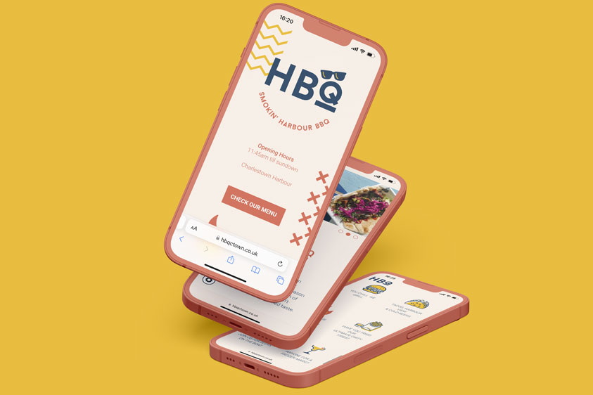 website design restaurant Cornwall 
